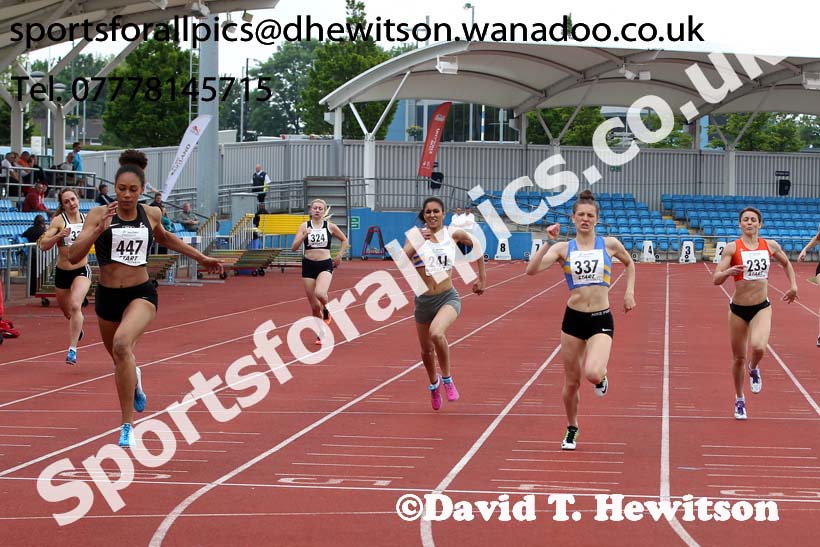 Womens  senior 400 metres, Northern Senior and Under-20s Track and Field Champs., Manchester. Photo: David T. Hewitson/Sports for All Pics